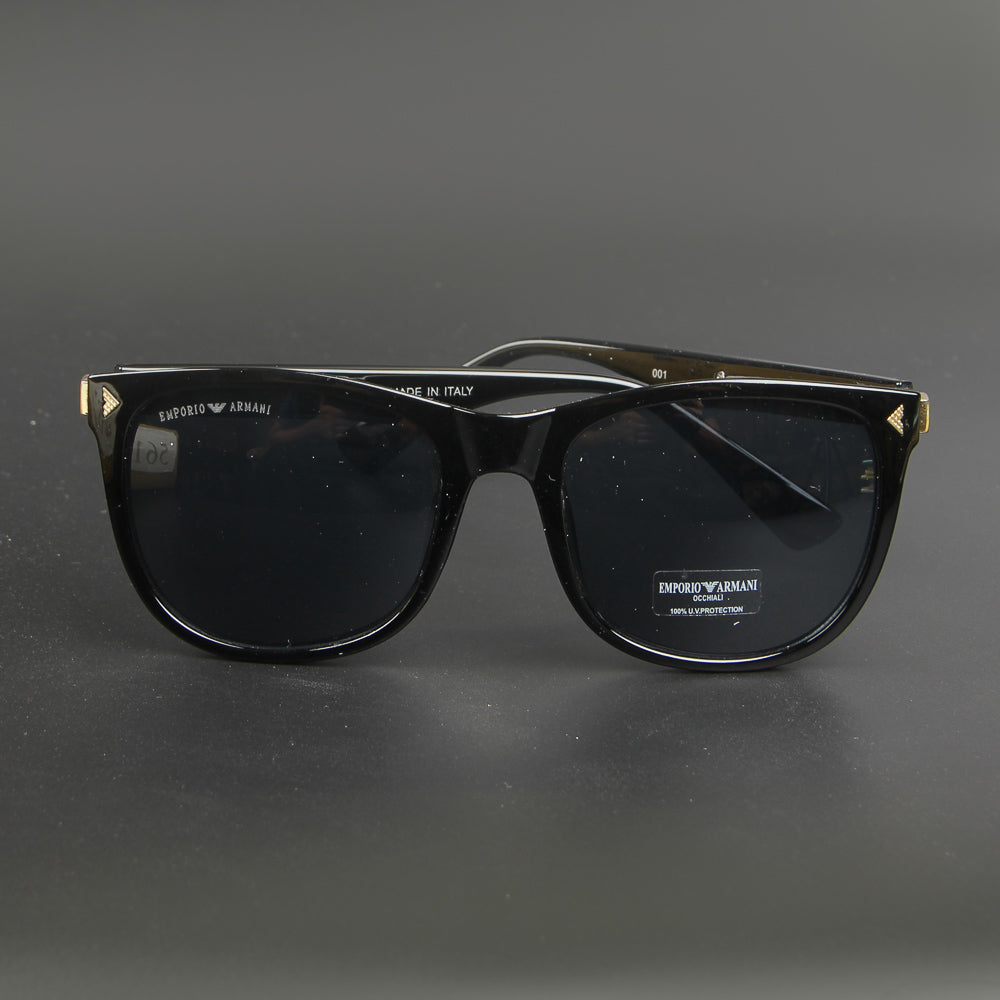 Black New Shape 001 EA Sunglasses - Thebuyspot.com