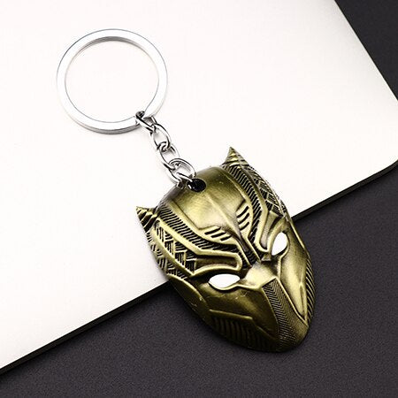 Black Panther Golden Mask KeyChain