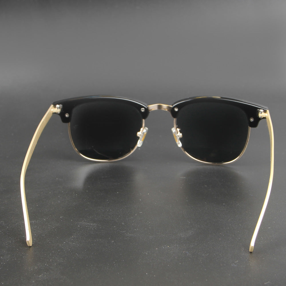 Black Shade R1051 Golden Stripe Sunglasses - Thebuyspot.com