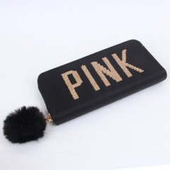 Black PU Leather P02215 Fashion Women long Wallet Purse - Thebuyspot.com