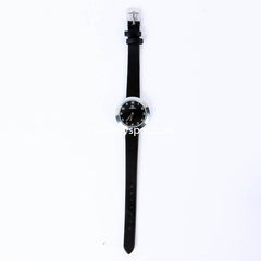 Black Strap Silver Dial 1326 Women's Wrist Watch