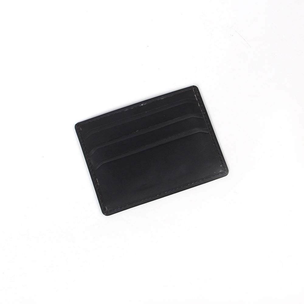 Black two Sides Id Card Holder