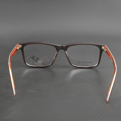Brown And Orange Stripes R 5018 Eyeglasses - Thebuyspot.com