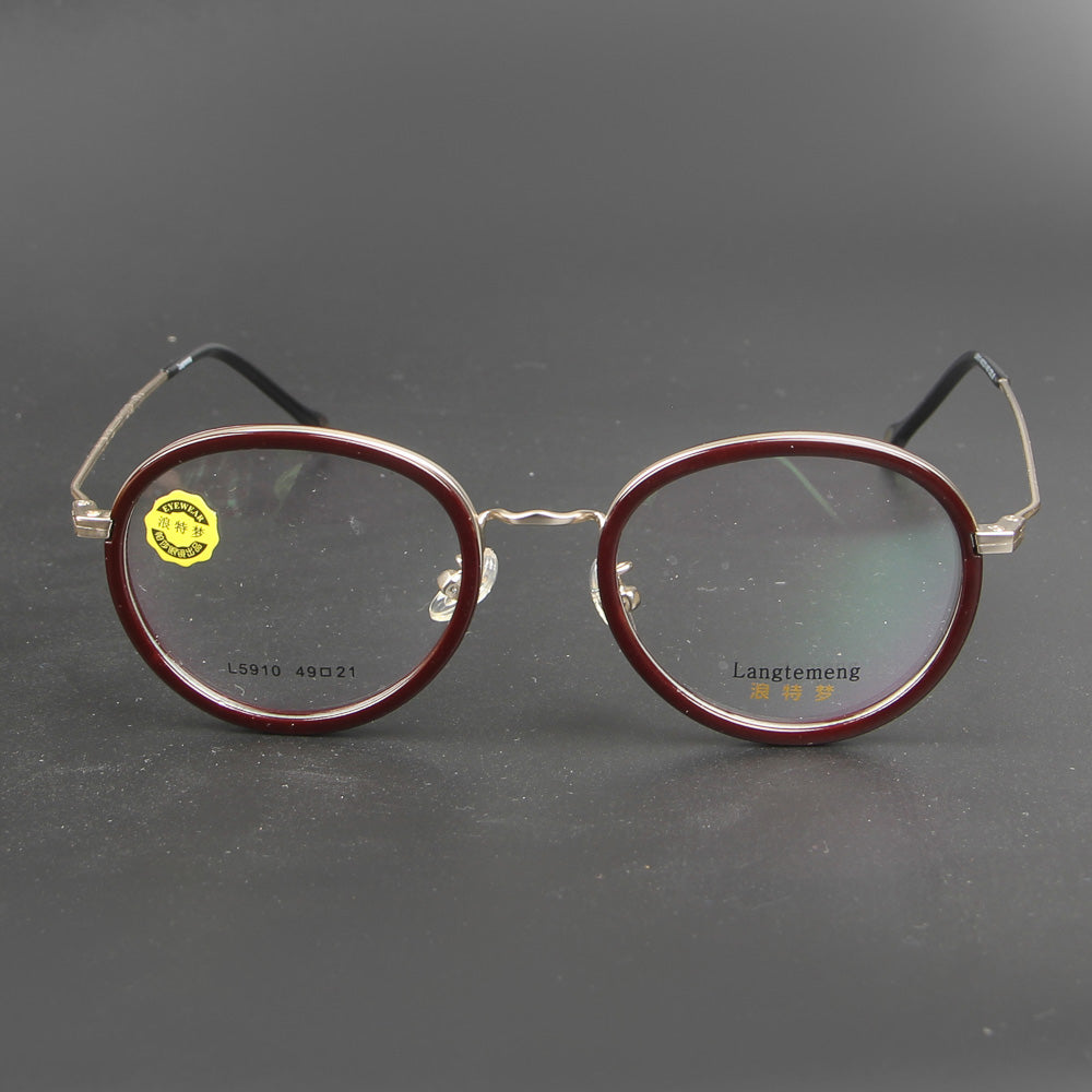 Brown And Silver L 5910 Eyeglasses