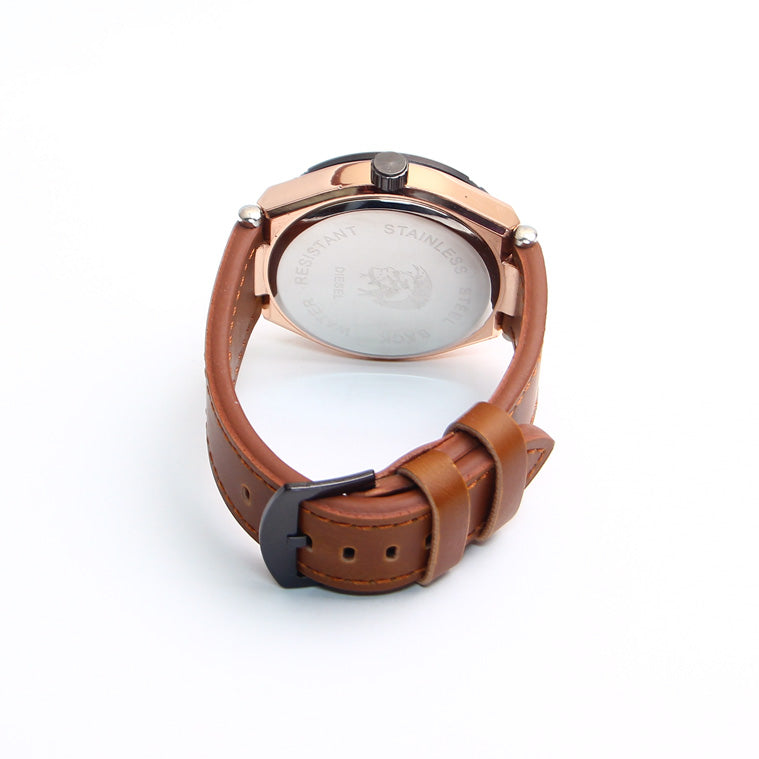 Brown Leather Strap 1186 Men's Wrist Watch