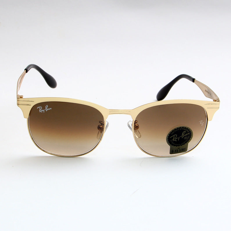 Brown Shade Golden Strips RB3405 Sunglasses