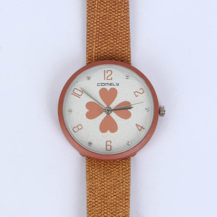 Brown Strap 1286 Women's Wrist Watch
