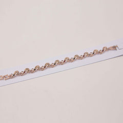 Charm Multi Stone Link Golden Bracelet - Thebuyspot.com
