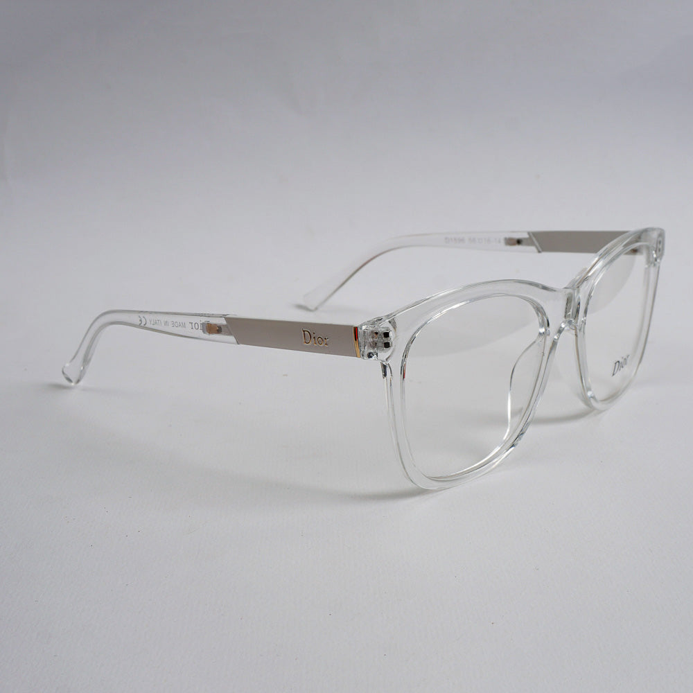 White Optical Frame For Men & Women D