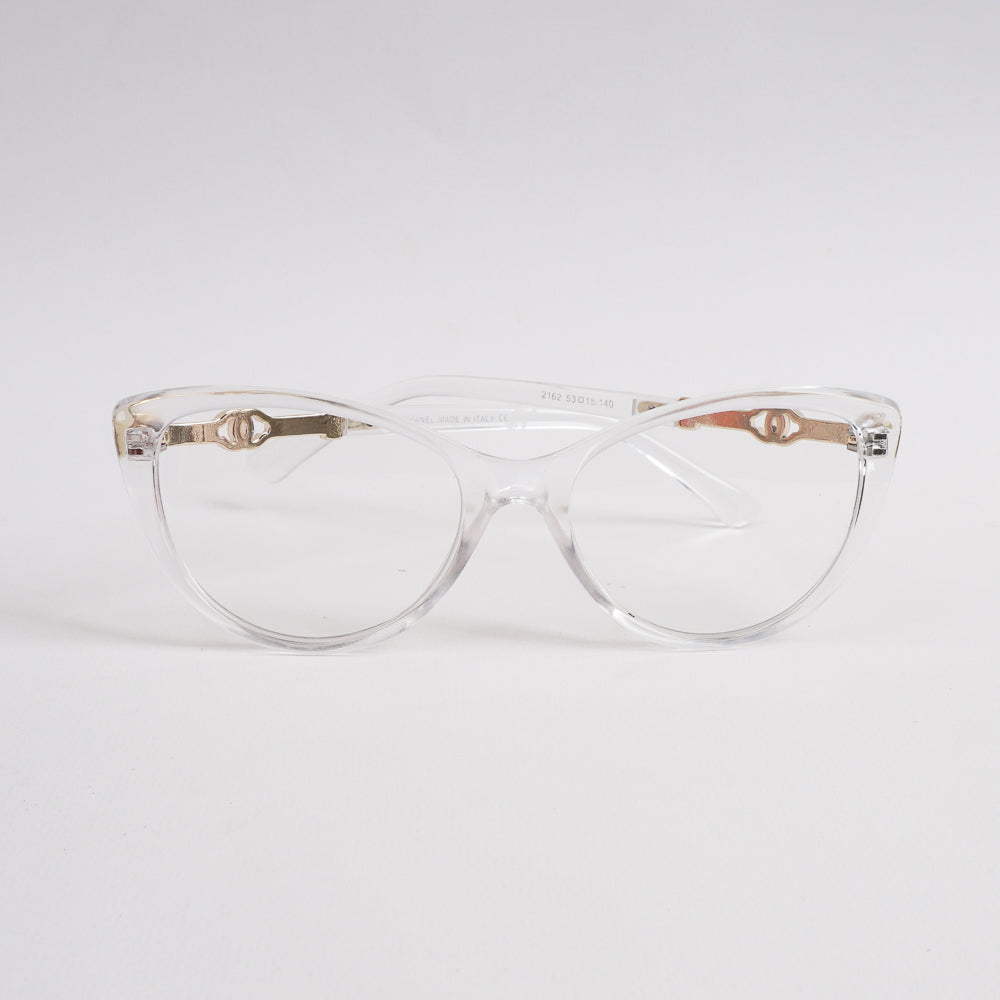 White Optical Frame For Men & Women C