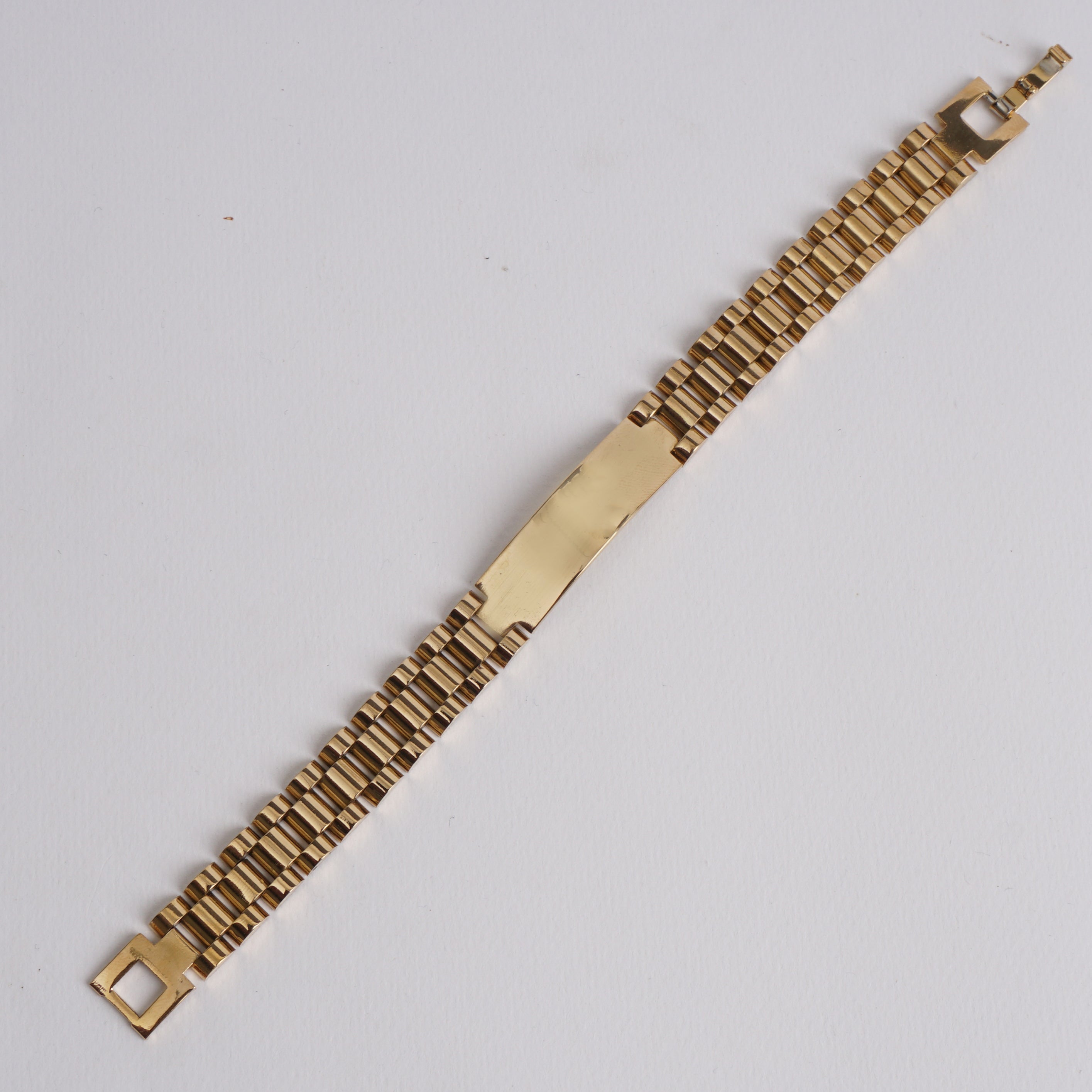 Golden Chain Bracelet For Men 12mm