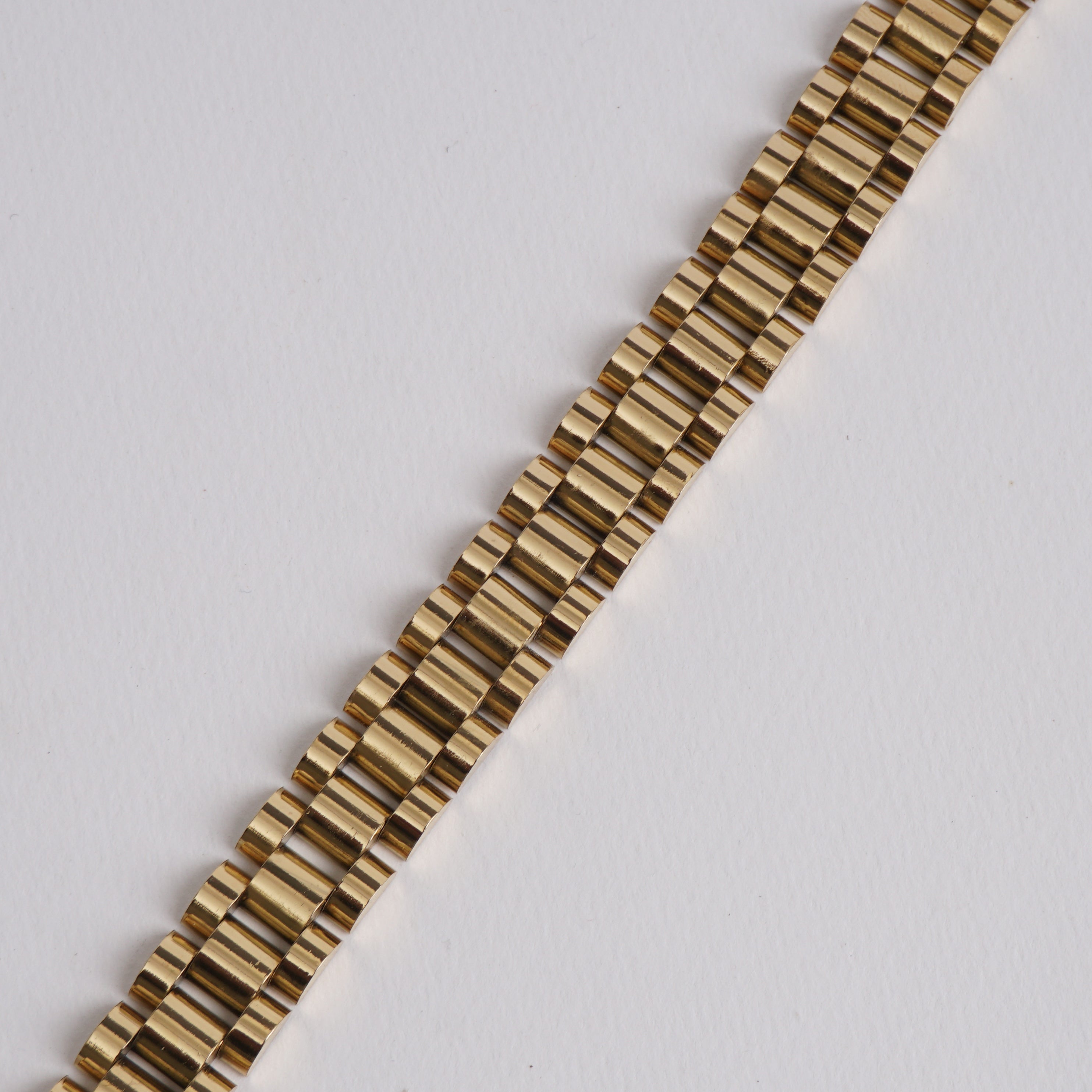 Golden Chain Bracelet For Men 12mm
