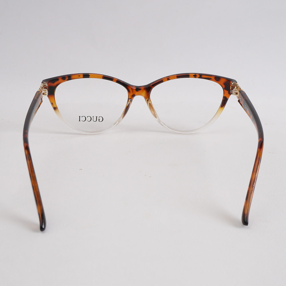 Orange White Optical Frame For Men & Women
