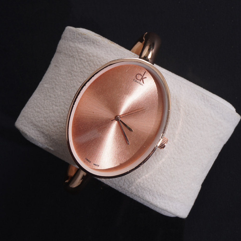 Women Kara Wrist Watch CK Rosegold Pink