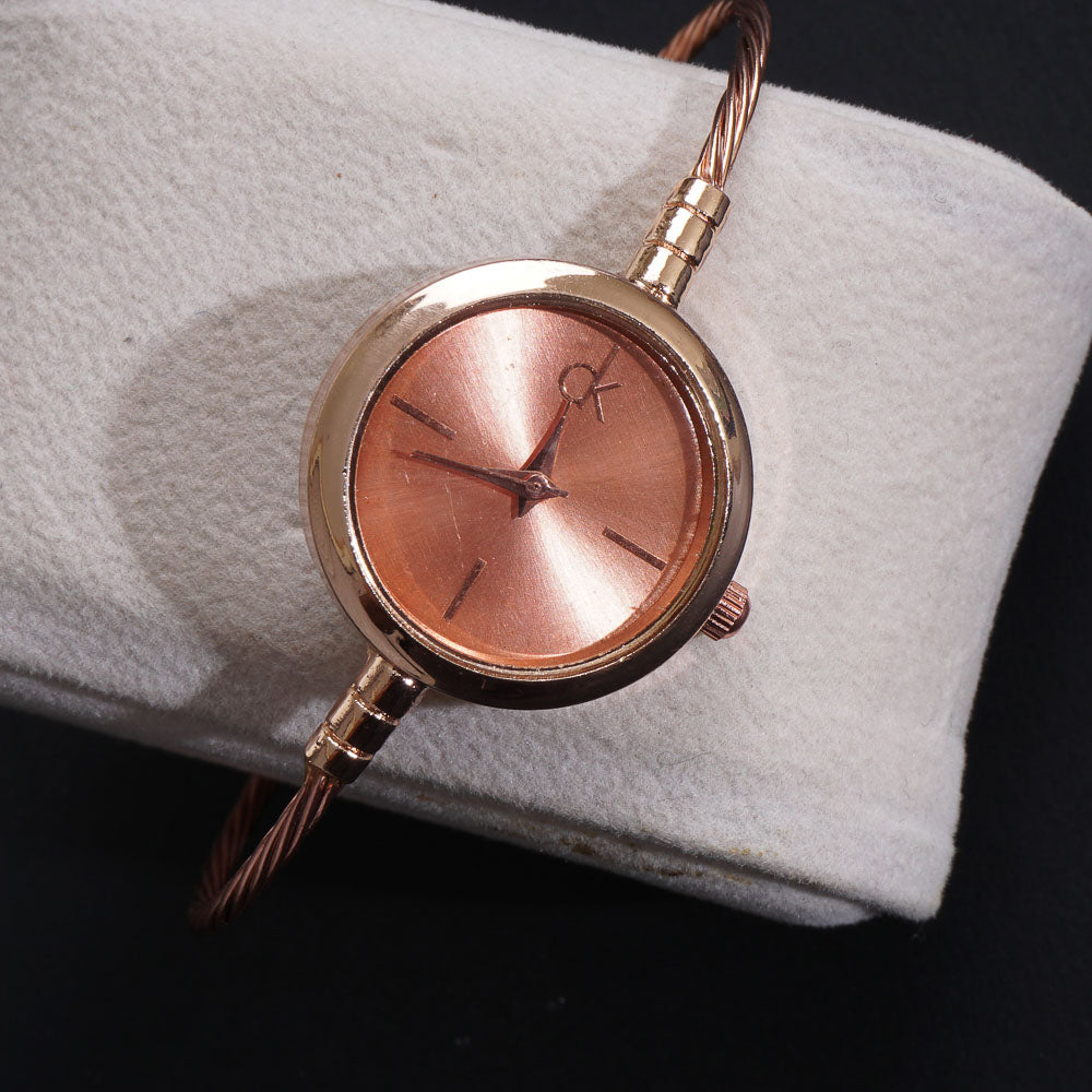 Women Kara Wrist Watch CK Rosegold Pink