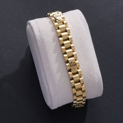 Mens Golden Chain Bracelets R