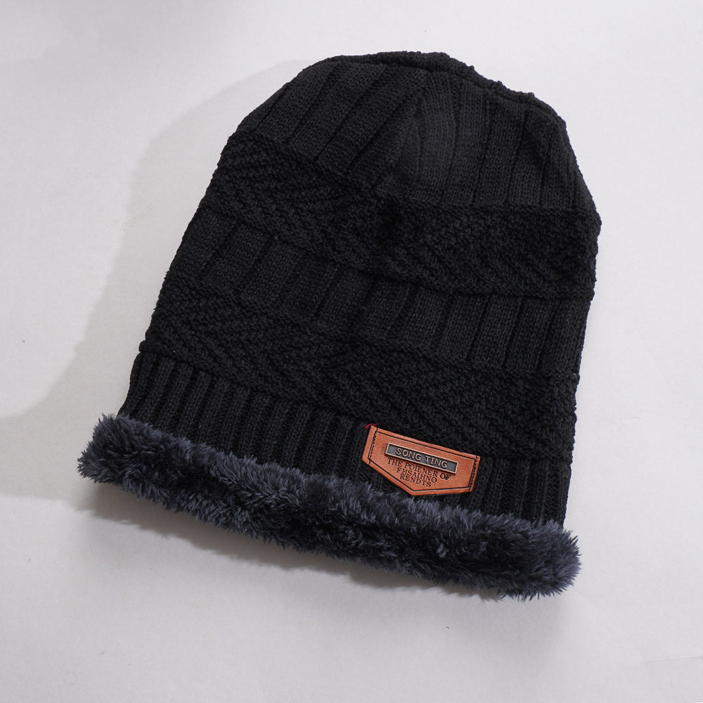 Winter Cap For Men & Women Black