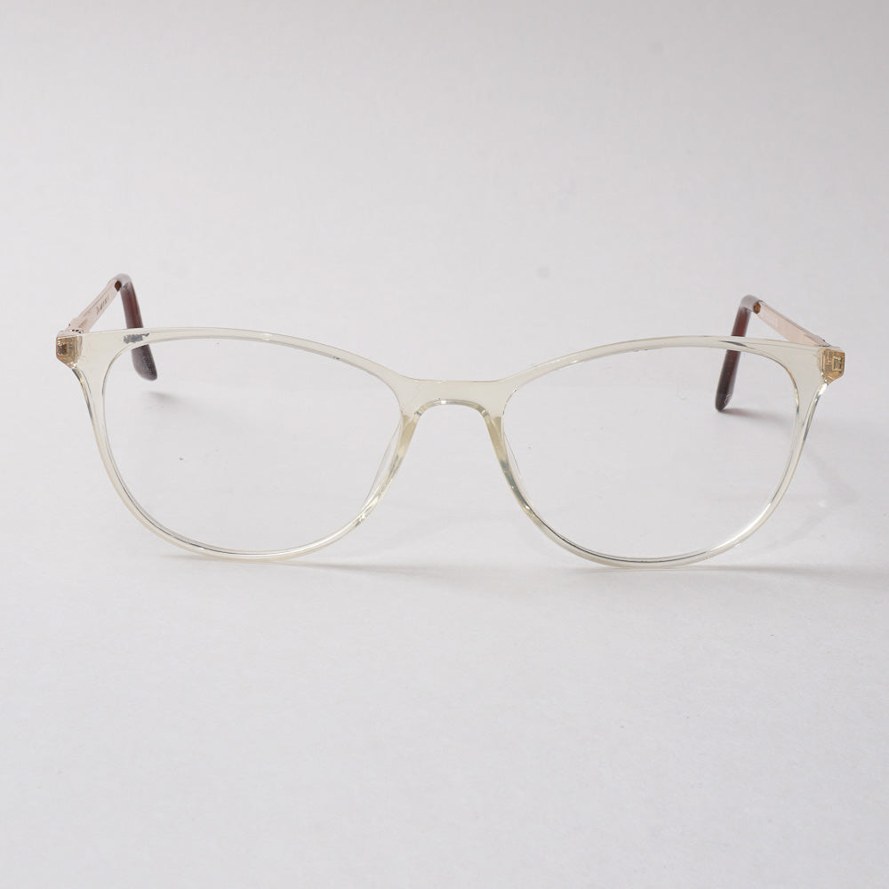 White Shade Optical Frame For Men & Women