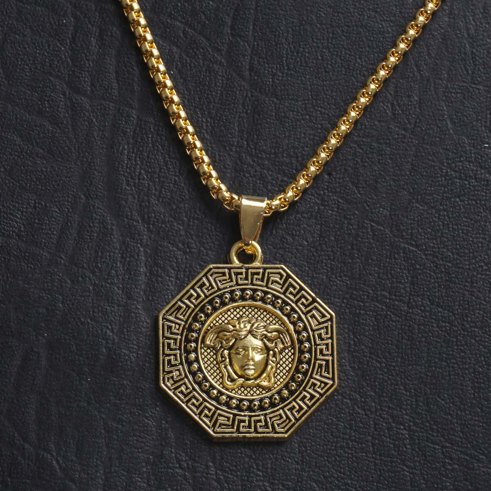 Golden Chain Necklace V 23mm