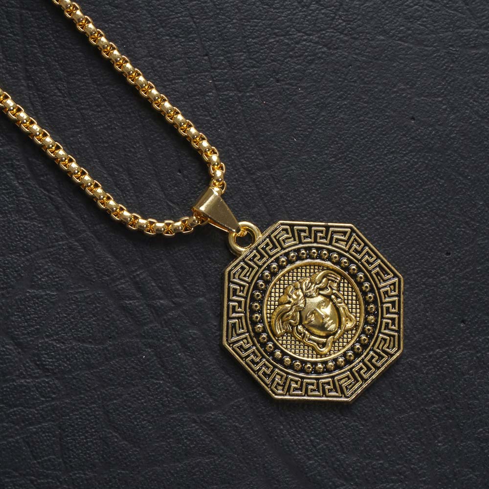 Golden Chain Necklace V 23mm