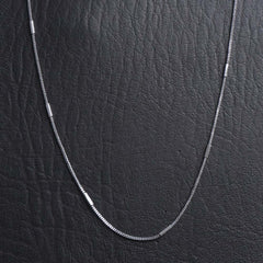 Silver Chain Necklace 1mm
