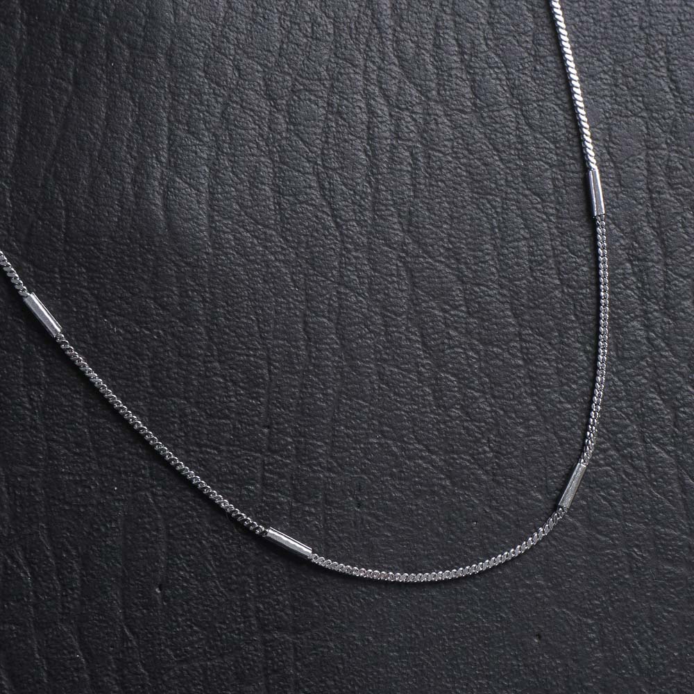 Silver Chain Necklace 1mm