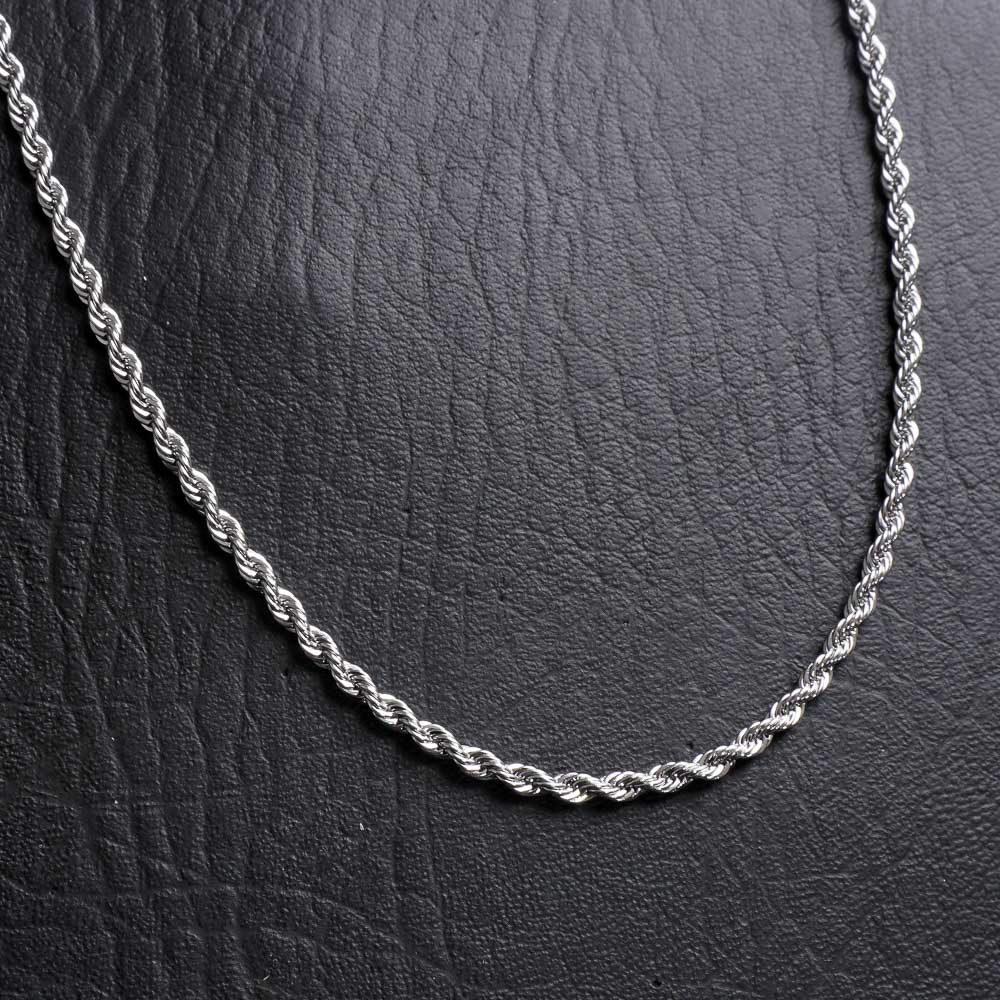 Silver Chain Necklace 2mm