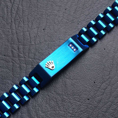 Mens Blue Chain R Fashion Bracelet