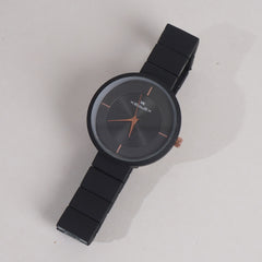 Women Chain Wrist Watch Black