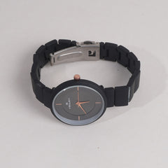 Women Chain Wrist Watch Black