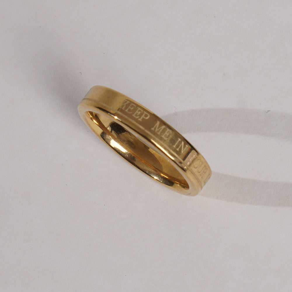Womens Fashion Ring Keep Me