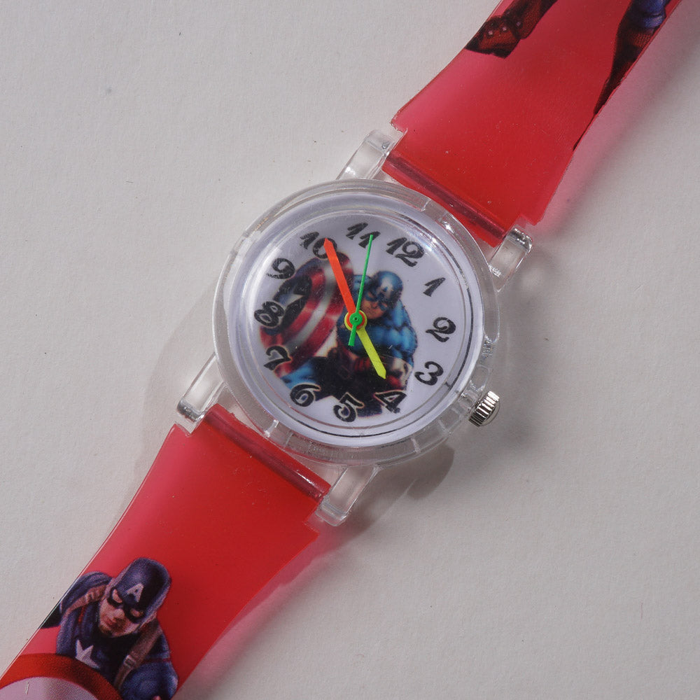 Kids Red Character Watch