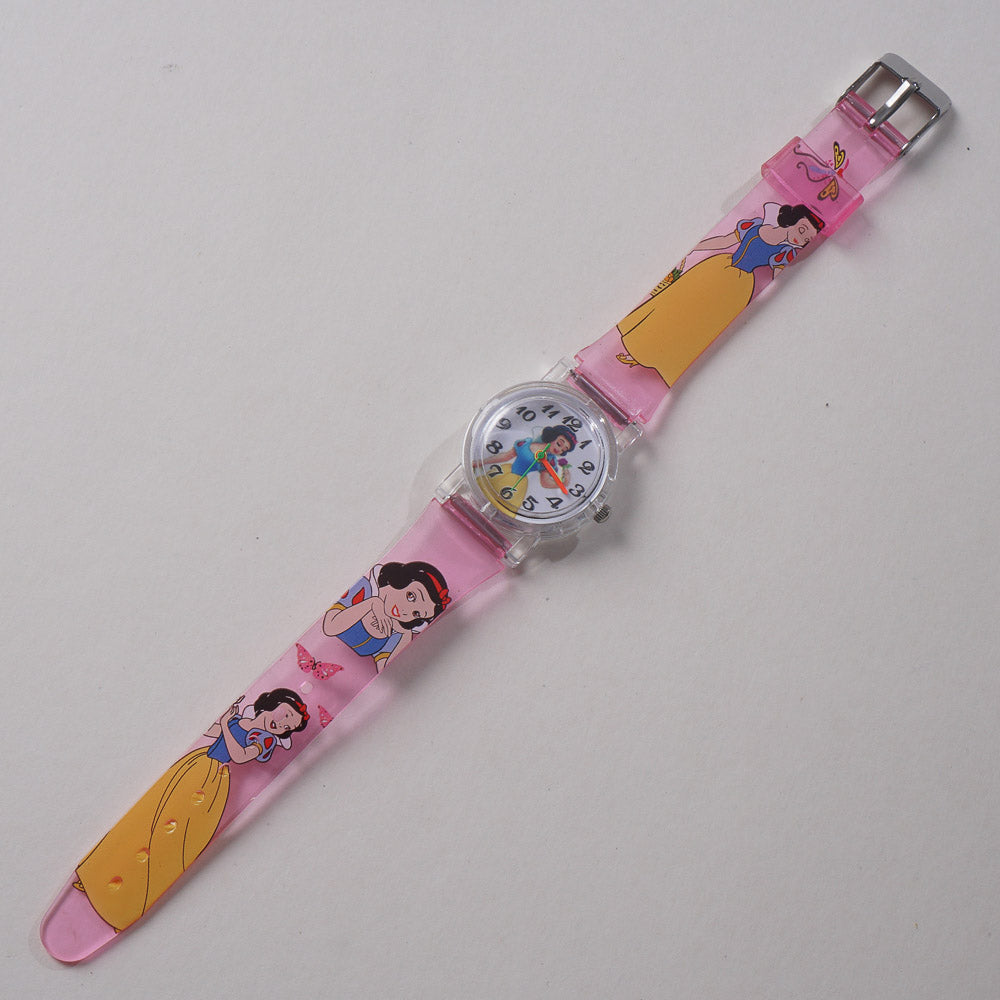 Kids Pink Character Watch