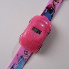 KIDS CHARACTER WRIST WATCH WITH CAR LIGHT AND MUSIC