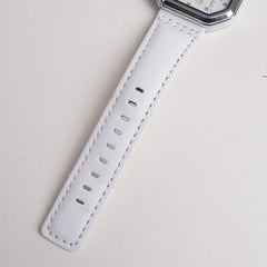 Men Maimashi Watch White Dial with White Strap