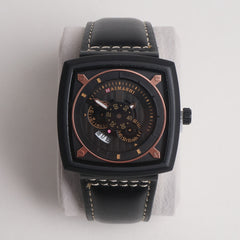 Men Maimashi Watch Black Dial With Black Strap