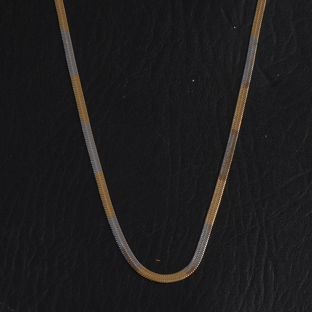Silver And Golden Chain 3mm
