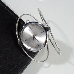 Women Kara Wrist Watch CK Silver With White Dial