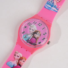 Kids Pink Character Watch
