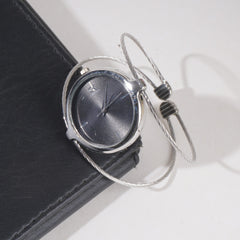 Women Kara Wrist Watch CK Silver With Black Dial
