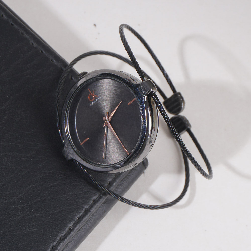 Women Kara Wrist Watch CK Black