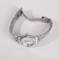 Women Chain Wrist Watch Silver R