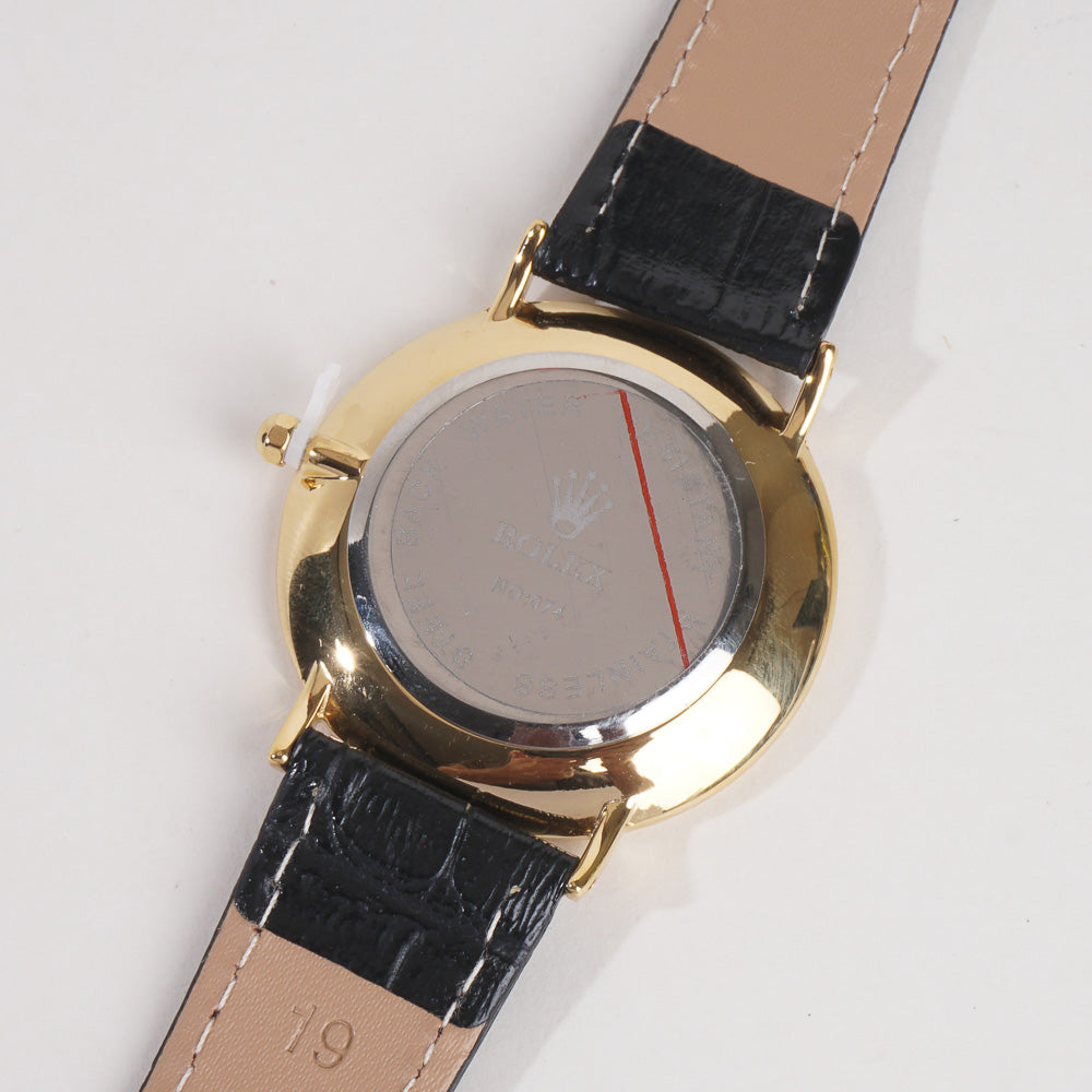 Wrist Watch For Men & Women Black