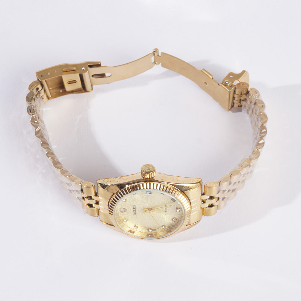 Women Chain Wrist Watch Golden R