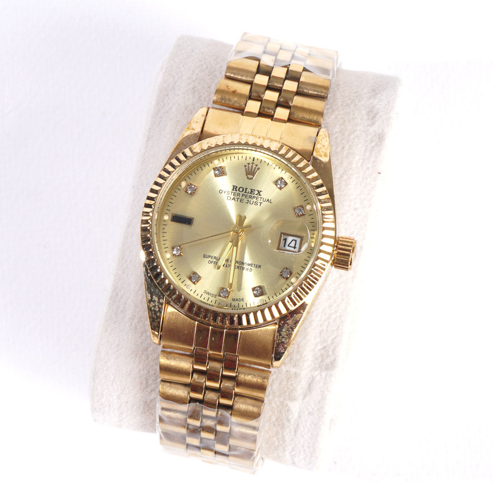 Women Chain Wrist Watch Golden R1