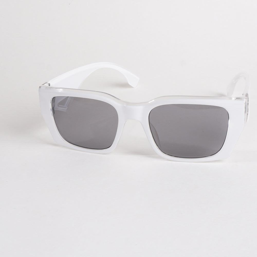 White Shade Frame Sunglasses for Men & Women