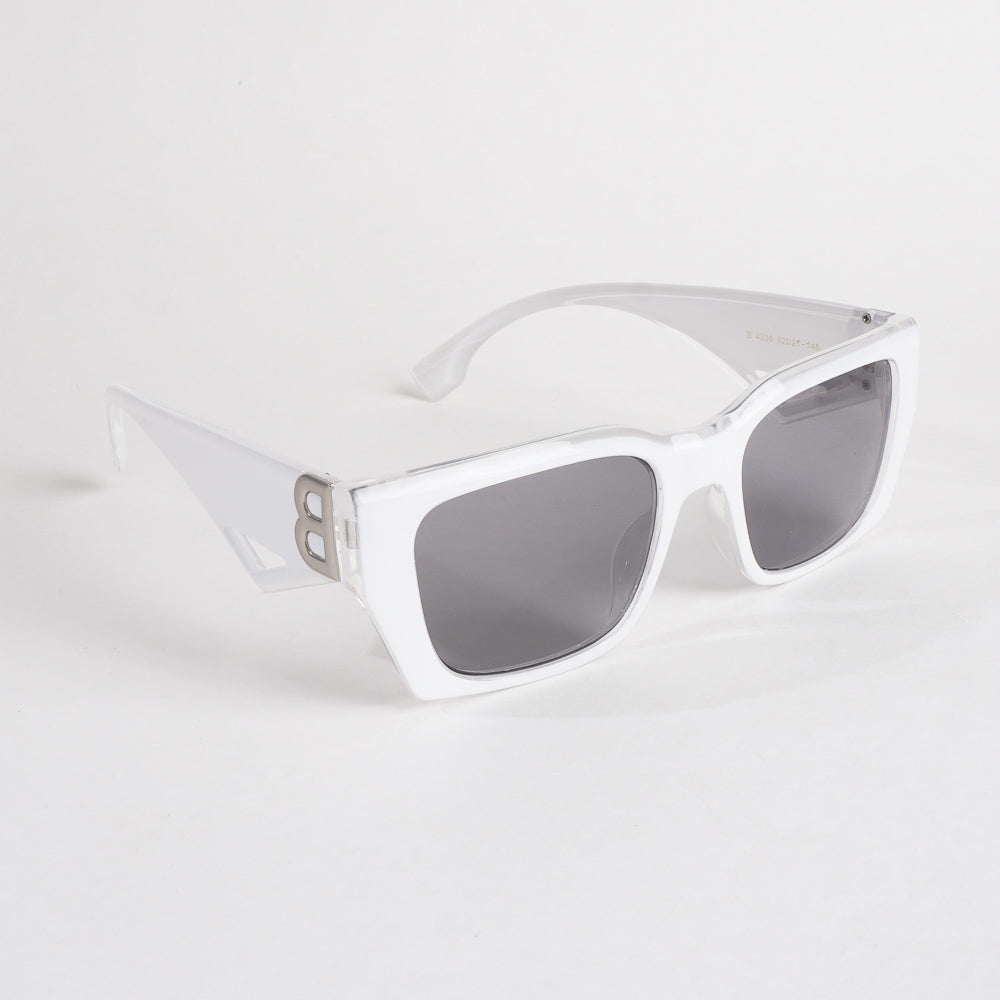 White Shade Frame Sunglasses for Men & Women
