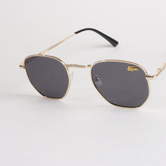 Golden Frame Sunglasses with Black Shade