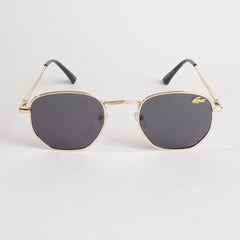 Golden Frame Sunglasses with Black Shade