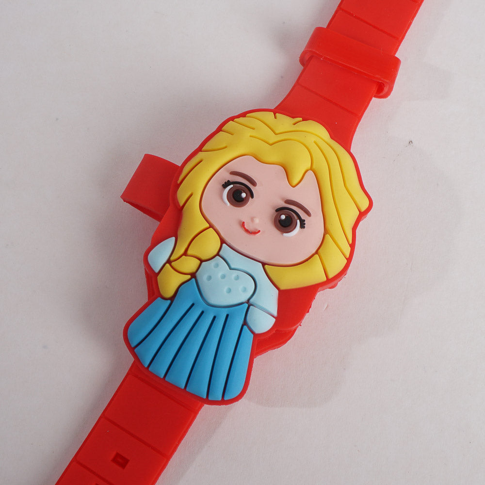 Kids Character Digital Watch Red